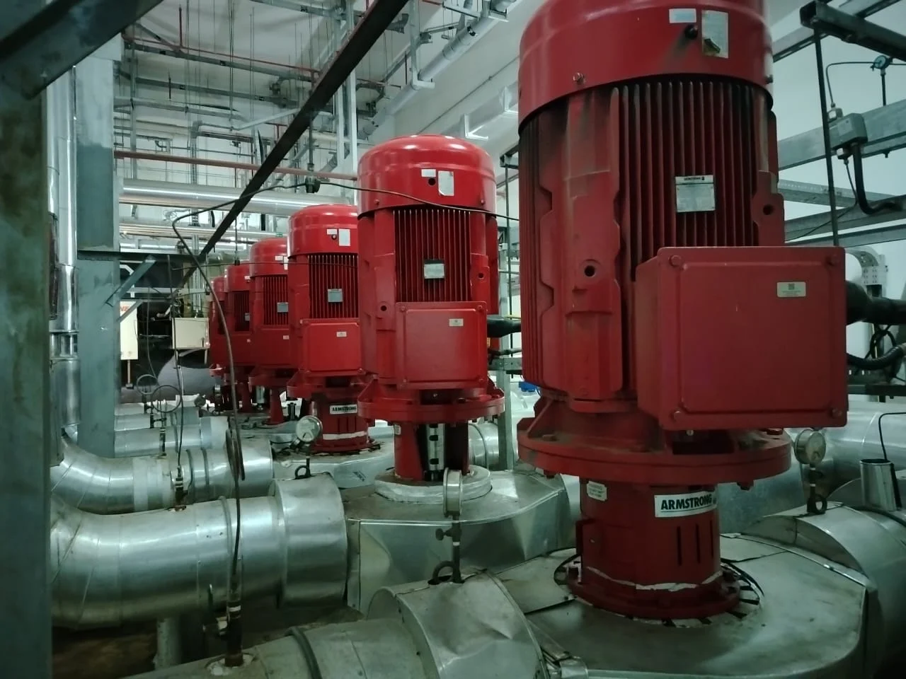 Completed pump installation and commissioning